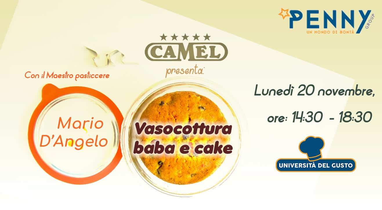 camel vasocottura baba cake